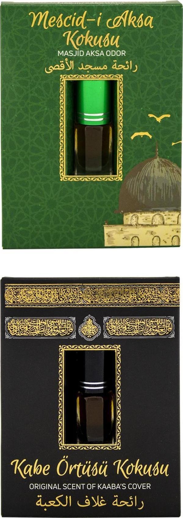 Mescidi Aksa Kokusu Ve Kabe Örtüsü Kokusu Alkolsüz Esans 3ml - Image 1