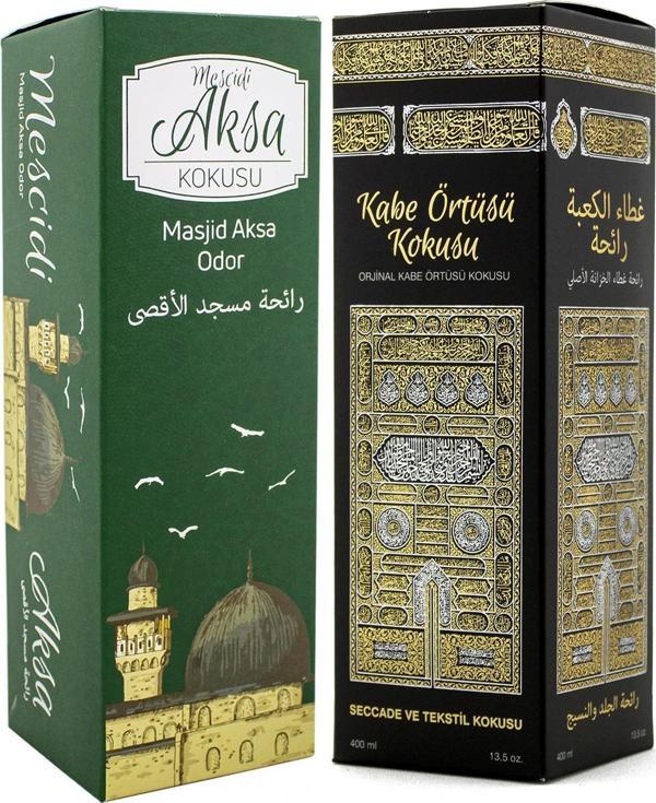 Mescidi Aksa Ve Kabe Örtüsü Kokusu Sprey 400 Ml. Siyah - Image 1
