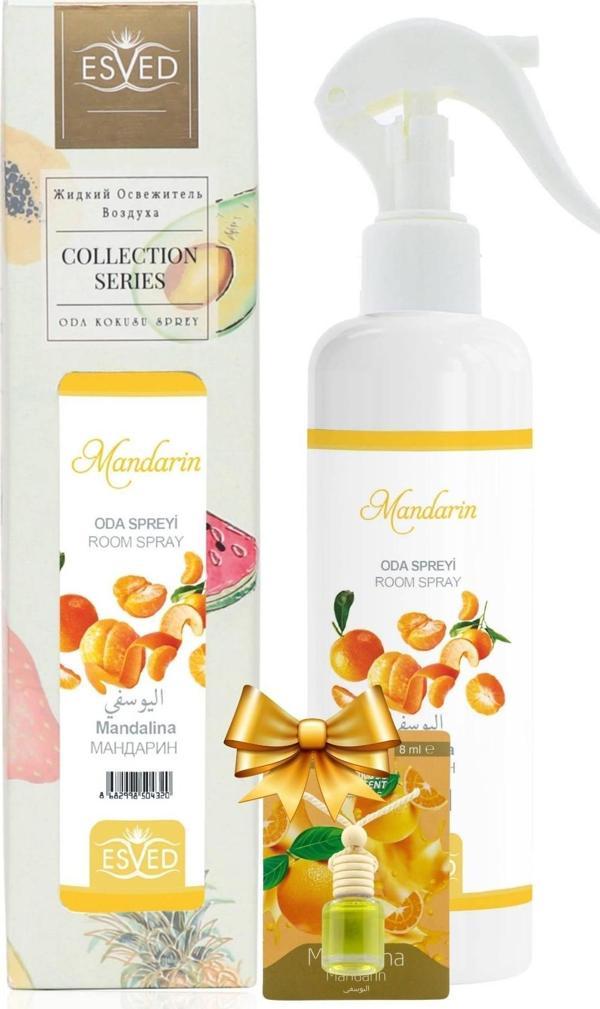 Mandalina Kokusu Sprey 400Ml. Mandalina Kokusu Araba Kokusu 8Ml. Hediyeli - Image 1