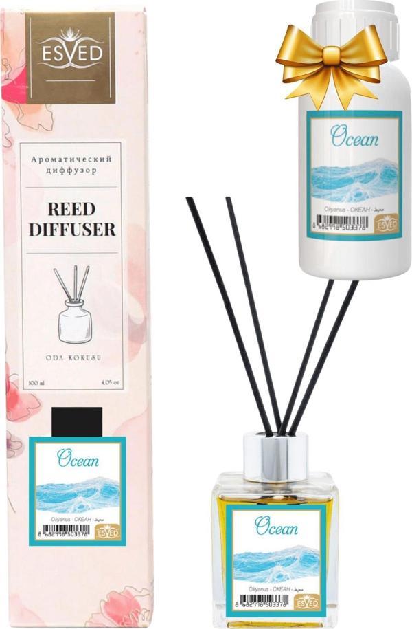 Okyanus Kokusu 100 Ml Çubuklu Oda Kokusu Yedek Dolum Şişesi Hediyeli - Image 1