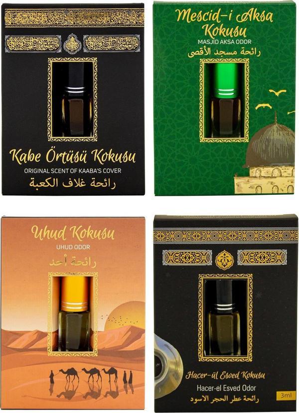 Kabe Örtüsü Kokusu Mescidi Aksa kokusu Uhud Kokusu Ve Hacerül Esved Kokusu Alkolsüz Esans 3ml - Image 1