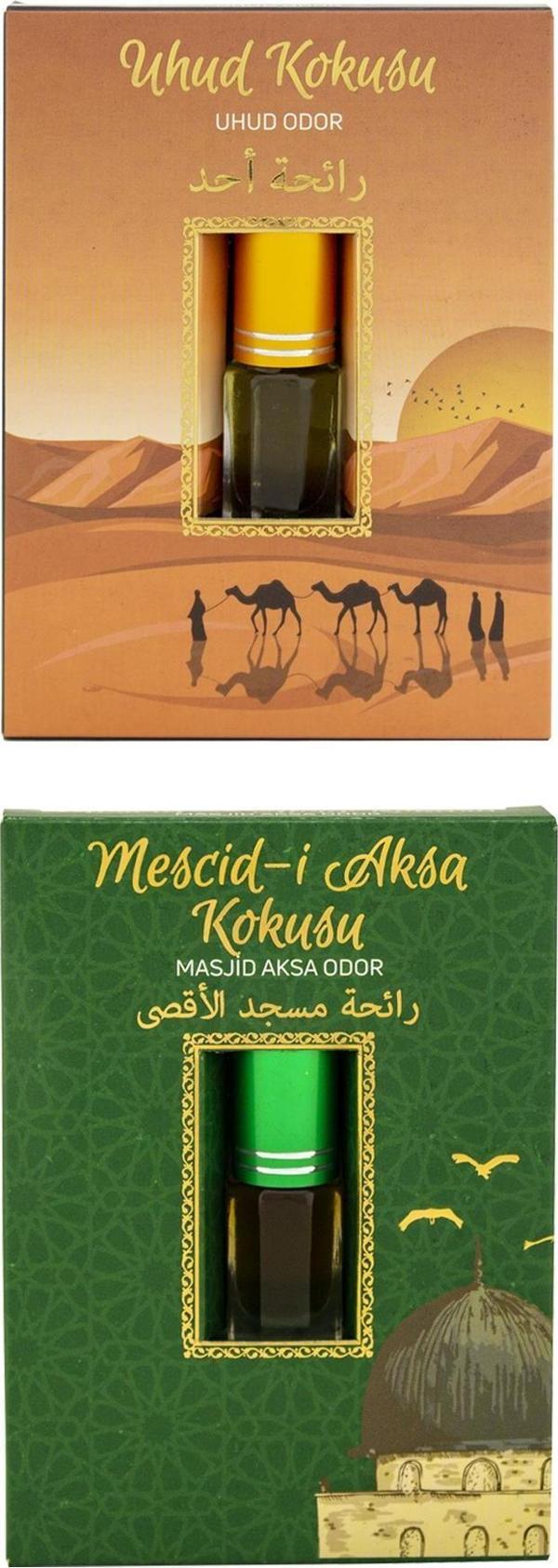 Uhud Kokusu Ve Mescidi Aksa Kokusu Alkolsüz Esans 3ml - Image 1
