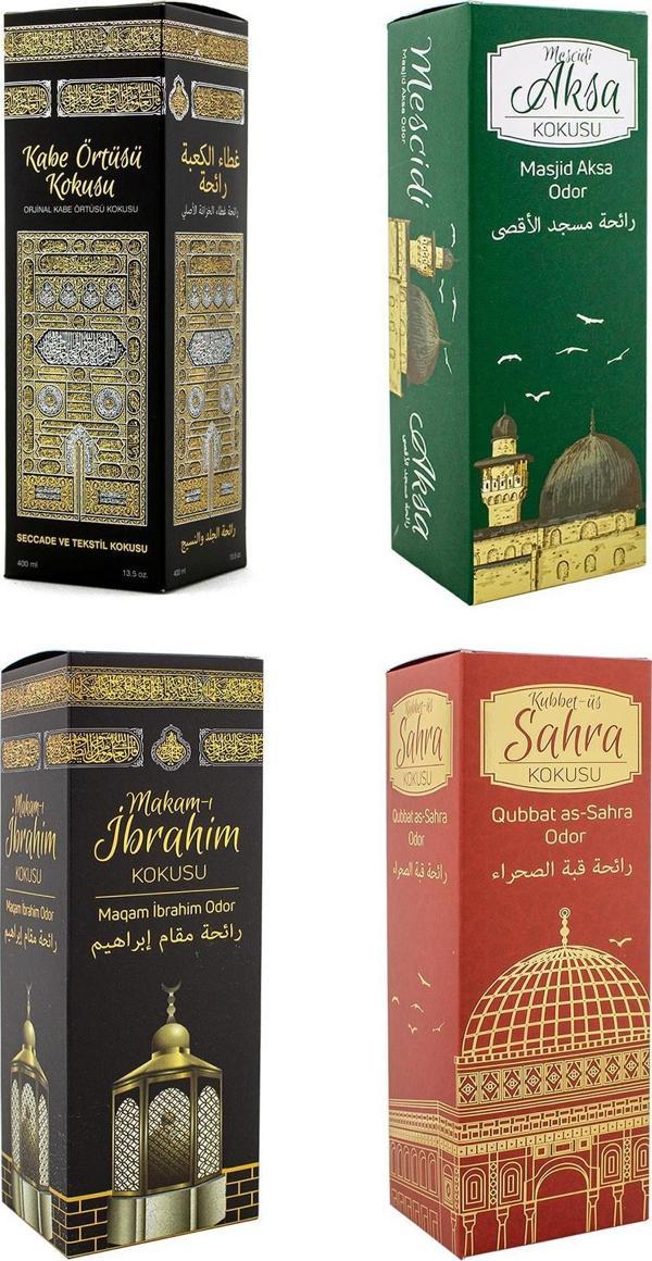 Kabe Örtüsü Kokusu Mescidi Aksa Kokusu Makamı İbrahim Kokusu ve Kubbetül Sahra kokusu Sprey 400 Ml. - Image 1