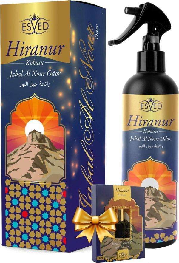 Hiranur Kokusu Sprey 400 Ml. Hiranur Kokusu Parfüm Esansı 3Ml. Hediyeli - Image 1