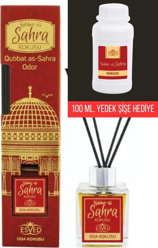 Kubbetüs Sahra Kokusu 100 Ml Çubuklu Oda Kokusu Kubbetüs Sahra 100 ml. yedek dolum şişesi hediyeli - Image 1