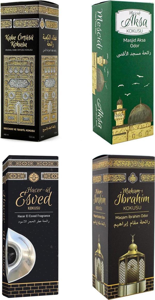 Kabe Örtüsü Kokusu Mescidi Aksa Kokusu Hacerül Esved Kokusu Ve Makamı İbrahim kokusu Sprey 400 Ml. - Image 1