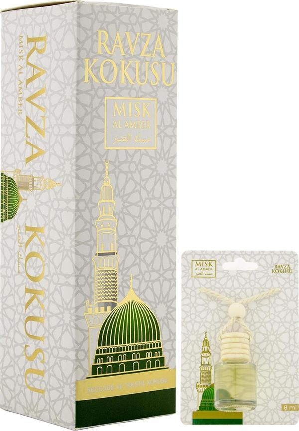 Medine Ravza Kokusu 400ml Sprey Ve Medine Ravza Kokusu 8 Ml Araba Kokusu Cam Şişe - Image 1