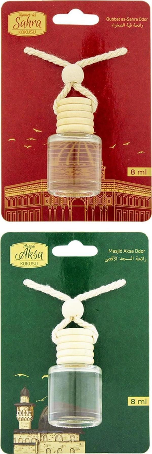 Kubbetüs Sahra Kokusu Ve Mescidi Aksa Kokusu 8 Ml Araba Kokusu Cam Şişe - Image 1
