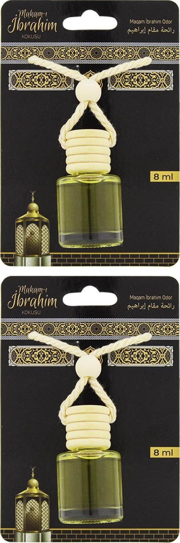 Makamı İbrahim Kokusu 8 Ml Araba Kokusu Cam Şişe 2 Adet - Image 1