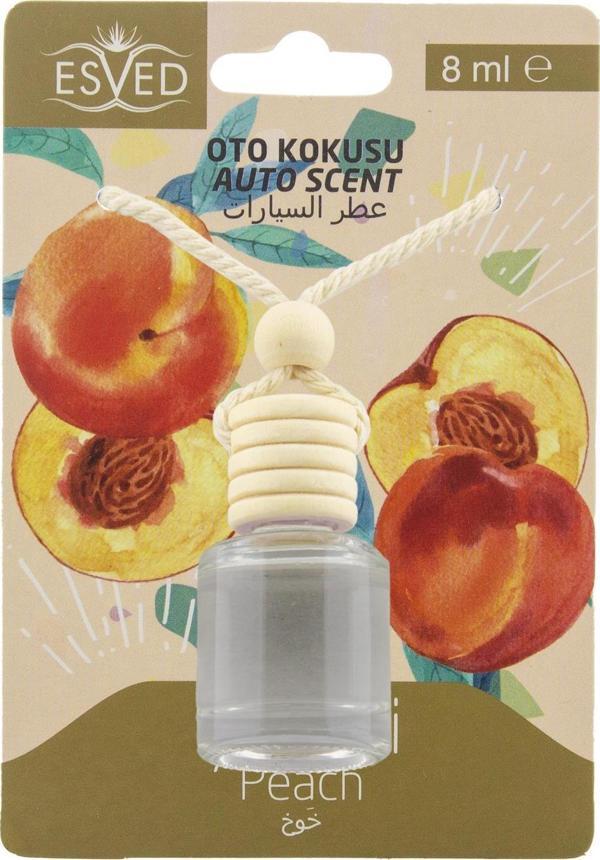 Şeftali Kokusu 8 Ml Araba Kokusu Cam Şişe - Image 1