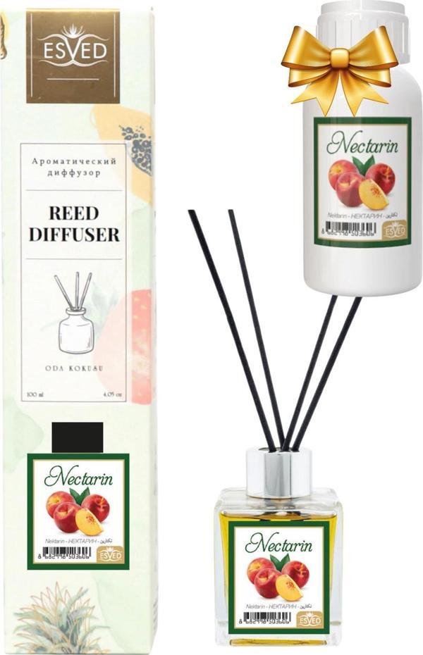 Nektarin Kokusu 100 Ml Çubuklu Oda Kokusu Yedek Dolum Şişesi Hediyeli - Image 1