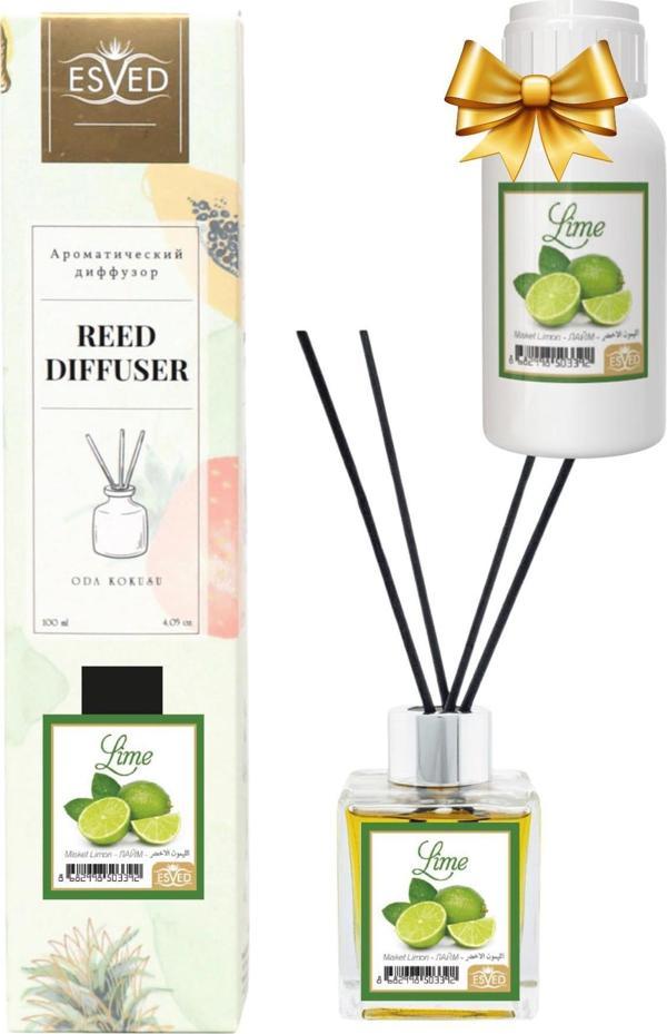 Misket Limonu Kokusu 100 Ml Çubuklu Oda Kokusu Yedek Dolum Şişesi Hediyeli - Image 1