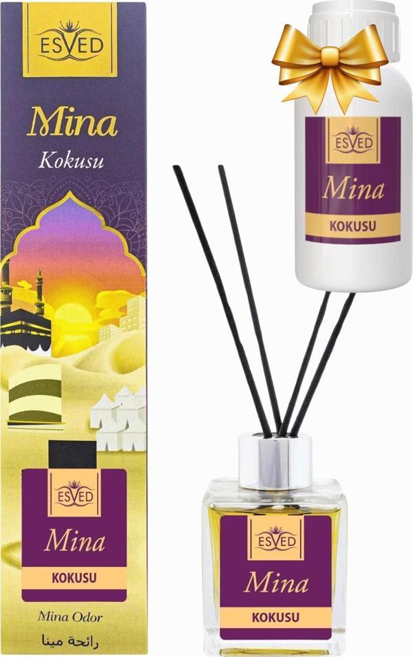 Mina Kokusu 100 Ml Çubuklu Oda Kokusu Yedek Dolum Şişesi Hediyeli - Image 1