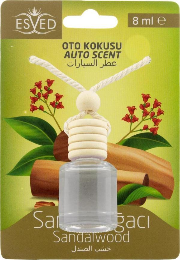Sandal Ağacı Kokusu 8 Ml Araba Kokusu Cam Şişe - Image 1