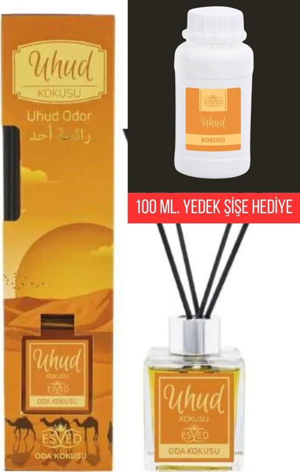 Uhud Kokusu 100 Ml Çubuklu Oda Kokusu Uhud Kokusu 100 ml. yedek dolum şişesi hediyeli - Image 1