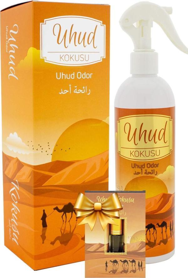 Uhud Kokusu Sprey 400 Ml. Uhud Kokusu Parfüm Esansı 3Ml. Hediyeli - Image 1