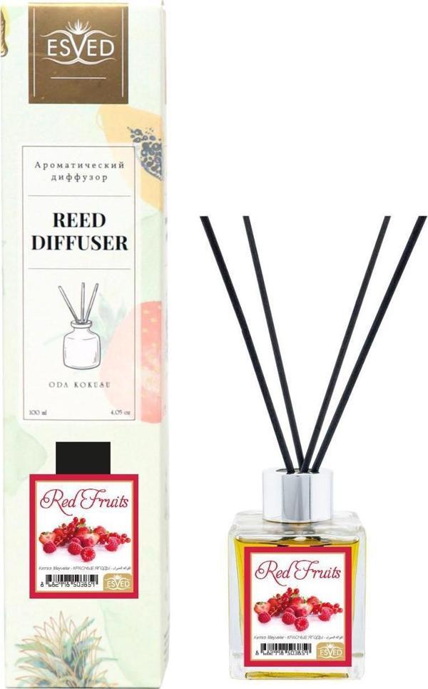 Kırmızı Meyveler Kokusu 100 Ml Çubuklu Oda Kokusu - Image 1
