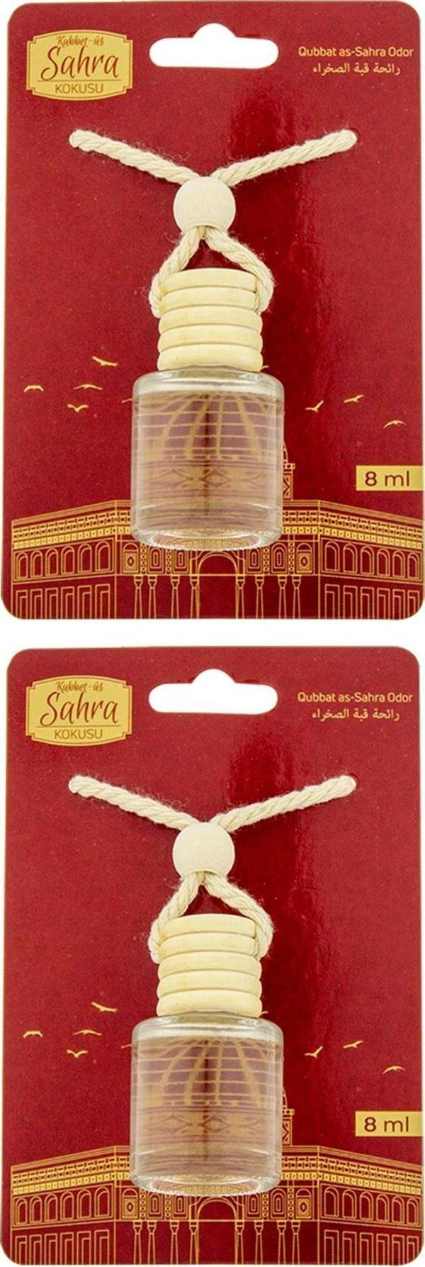 Kubbetüs Sahra Kokusu 8 Ml Araba Kokusu Cam Şişe 2 Adet - Image 1