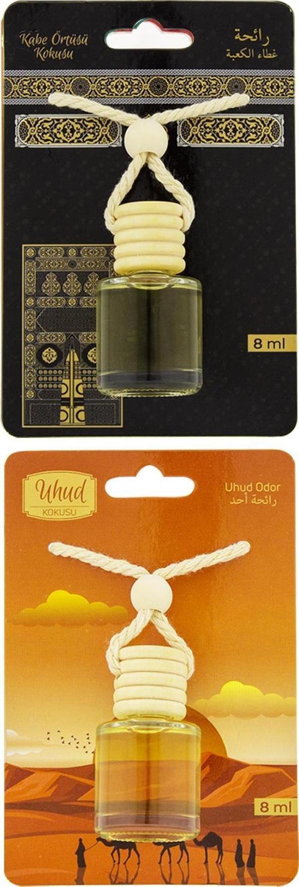 Kabe Örtüsü Kokusu Ve Uhud Kokusu 8 Ml Araba Kokusu Cam Şişe - Image 1