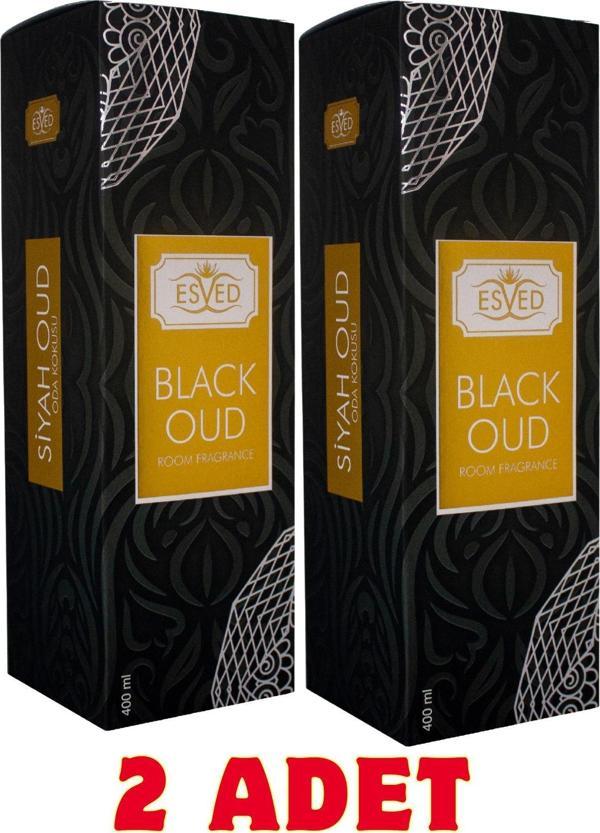 Siyah Oud & Black Oud Oda Ve Kumaş Spreyi Seccade Spreyi Oda Kokusu Koku 400 ml 2 adet - Image 1