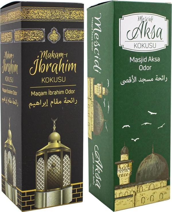 Makamı İbrahim Ve Mescidi Aksa Kokusu Sprey 400 Ml. Siyah - Image 1