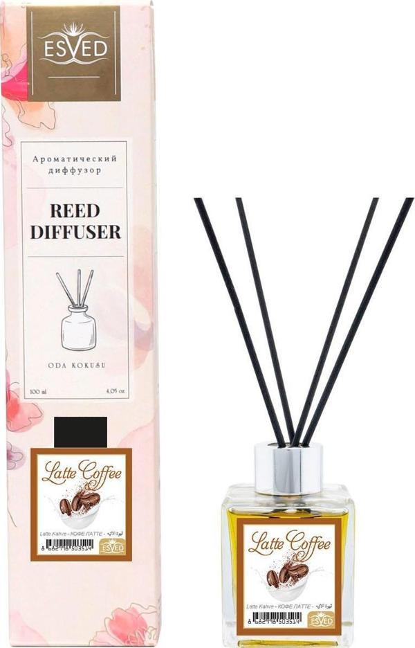 Latte Kahve Kokusu 100 Ml Çubuklu Oda Kokusu - Image 1