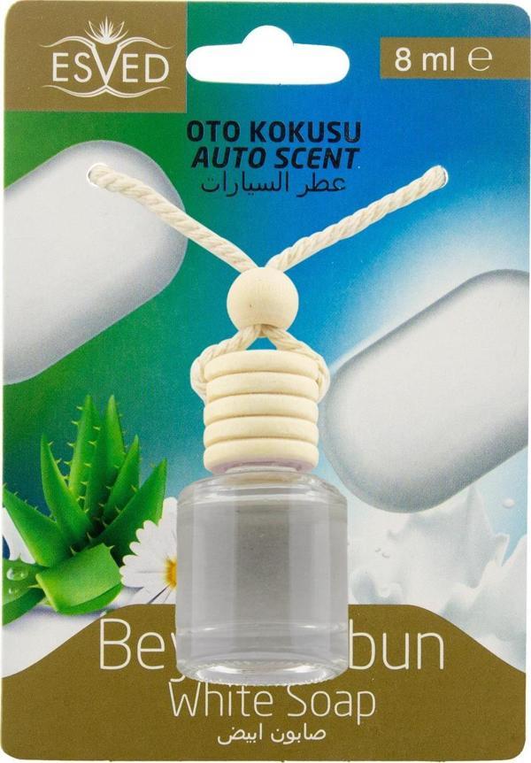 Beyaz Sabun Kokusu 8 Ml Araba Kokusu Cam Şişe - Image 1