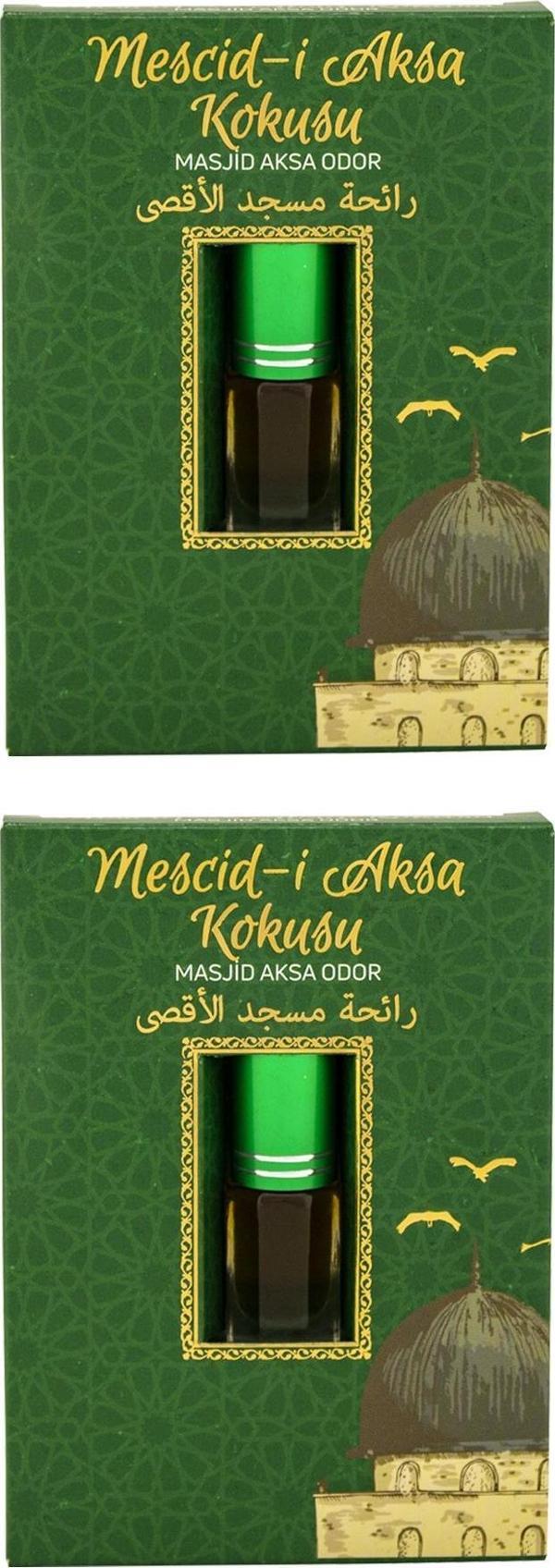 Mescidi Aksa Kokusu Alkolsüz Esans 3ml 2 Adet - Image 1
