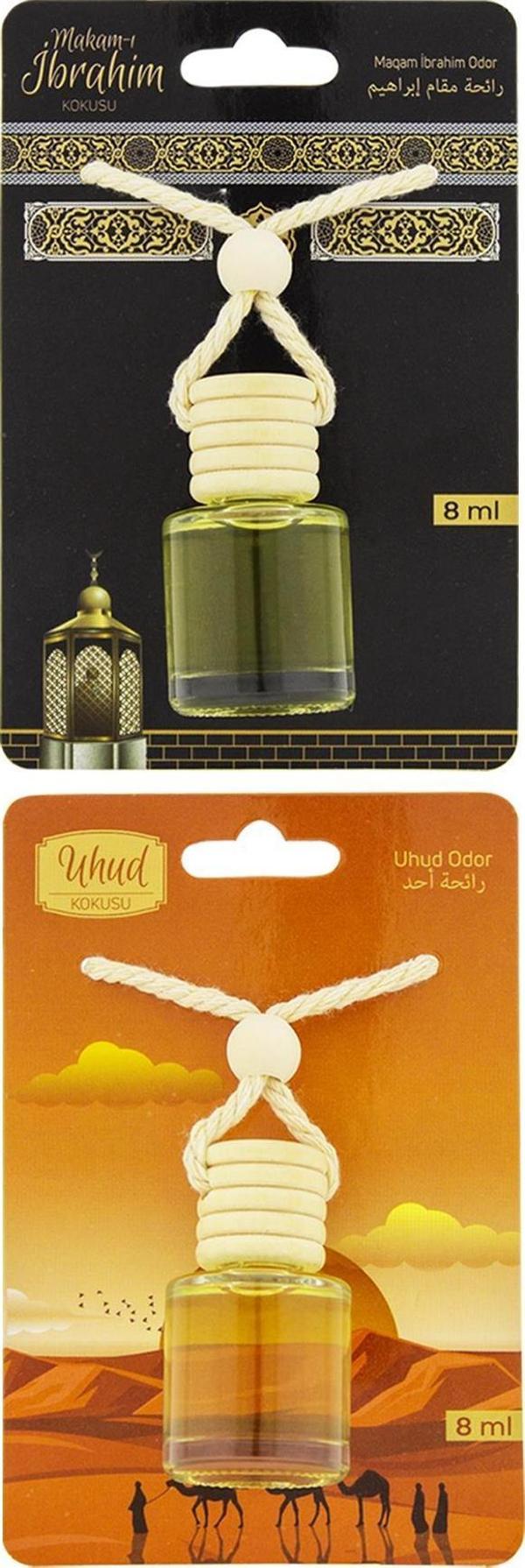 Makamı İbrahim Kokusu Ve Uhud Kokusu 8 Ml Araba Kokusu Cam Şişe - Image 1
