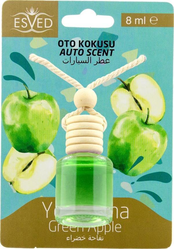 Yeşil Elma Kokusu 8 Ml Araba Kokusu Cam Şişe - Image 1