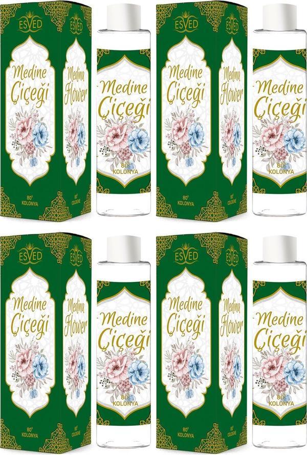 Medine Çiçeği Kolonya 400Ml. 80 Derece 4 Adet   - Image 1