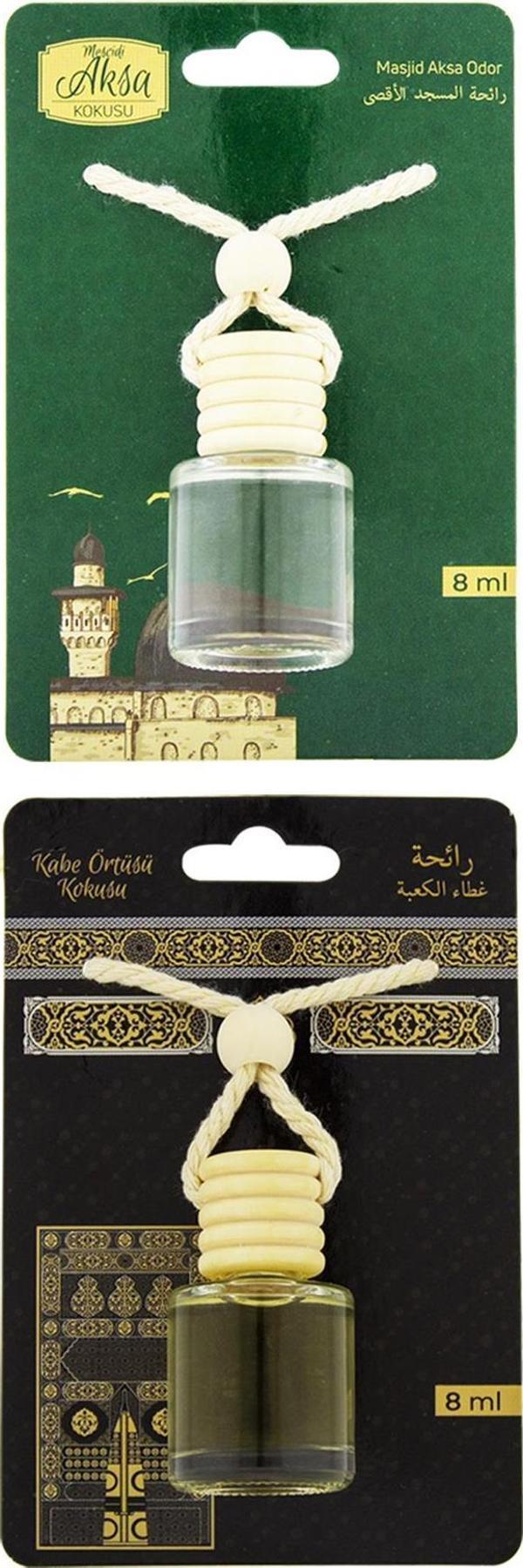 Mescidi Aksa Kokusu Ve Kabe Örtüsü Kokusu 8 Ml Araba Kokusu Cam Şişe - Image 1