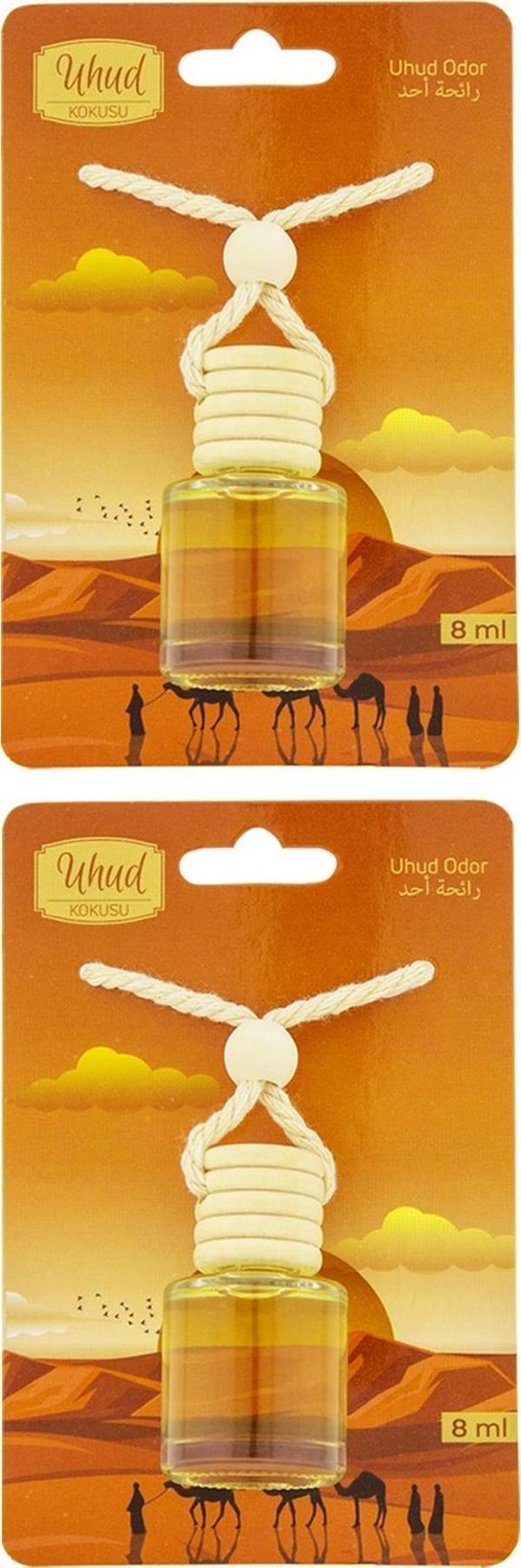 Uhud Kokusu 8 Ml Araba Kokusu Cam Şişe 2 Adet - Image 1