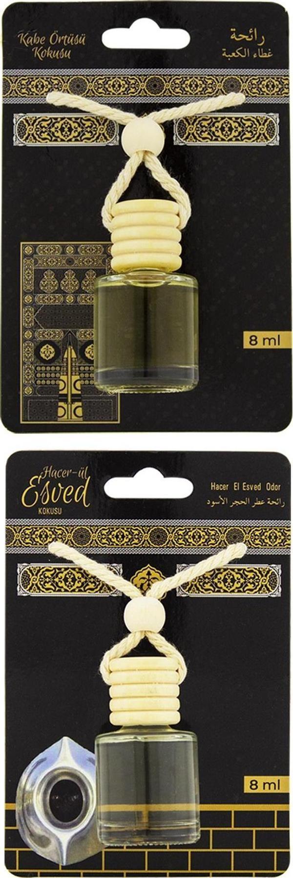 Kabe Örtüsü Kokusu Ve Hacerül Esved Kokusu 8 Ml Araba Kokusu Cam Şişe - Image 1