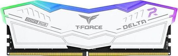 Team T-Force DELTA RGB White 32GB 2x16GB 7200Mhz DDR5 CL34 Gaming Ram (FF4D532G7200HC34ADC01) - Image 1