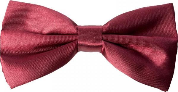 Erkek Bordo Düz Saten Klasik Papyon 1901728 - Image 1