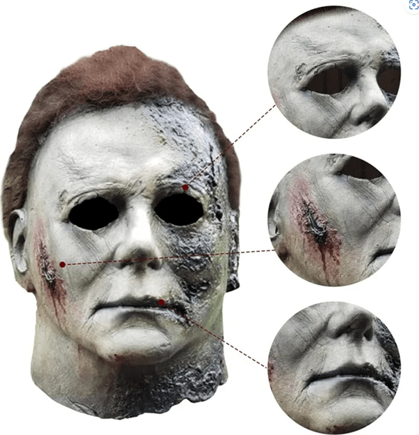 Michael Myers Lateks Maske - Michael Myers Et Maske Kafaya Tam Geçmeli - Image 1