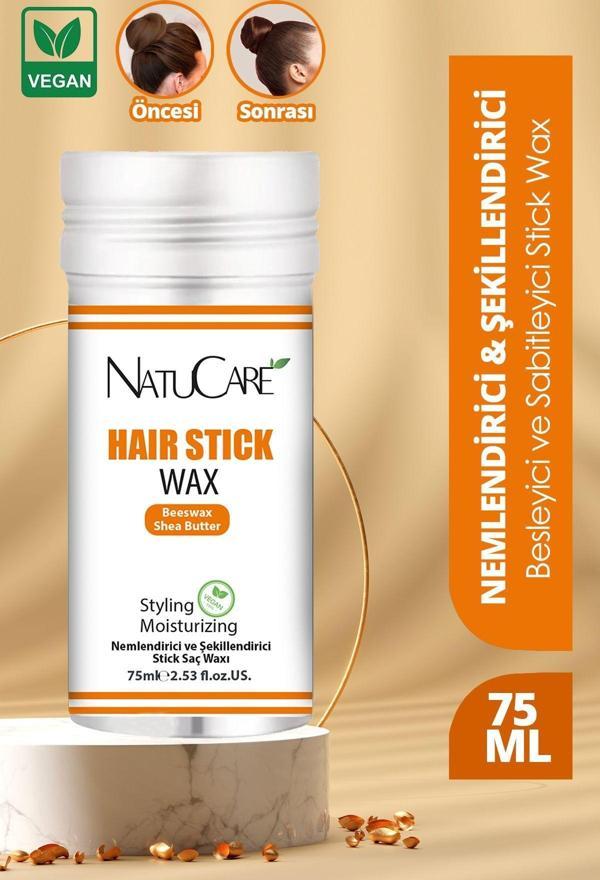NatuCare Şekillendirici ve Hacim verici Stick Wax 75ML - Image 1