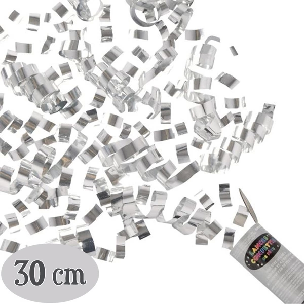 Gümüş Renk Konfeti 30 Cm - Image 1
