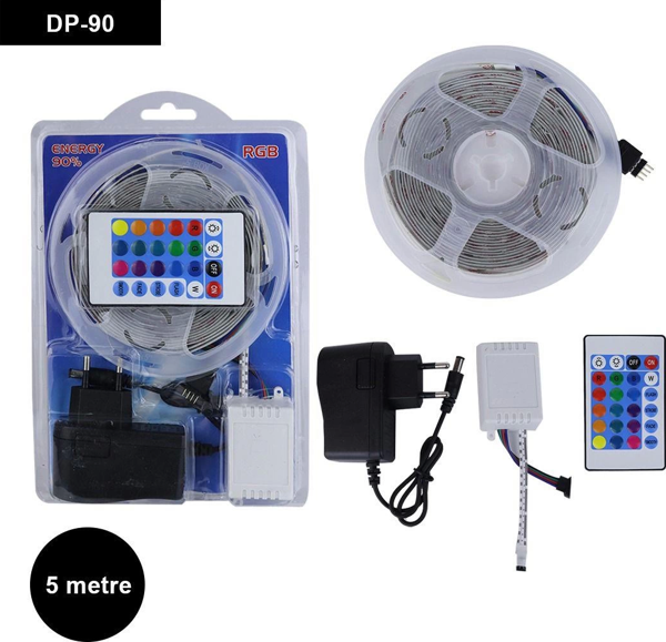 5 Metre 16 Renk Kumandalı Şerit Led - Image 1