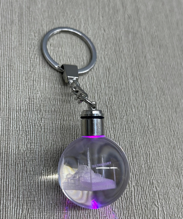 Ledli Sultanahmet Tasarımı Kristal Anahtarlık Alk3804 - Image 1