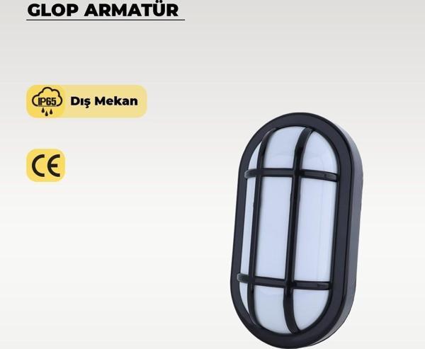 30W Meda Led Armatür Siyah Kasa 6500K Beyaz Işık - Image 1