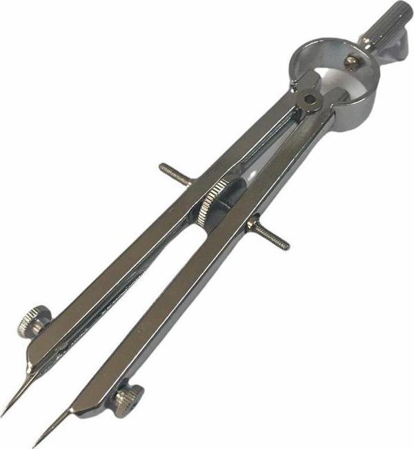 Metal İğne Uçlu Pergel 11cm Deri El Aleti - Image 1