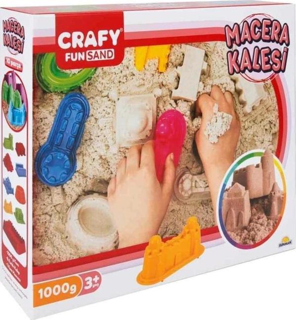 Nessiworld Crafy Macera Kalesi Oyun Kumu Seti 8 Parça 1000 g - Image 1