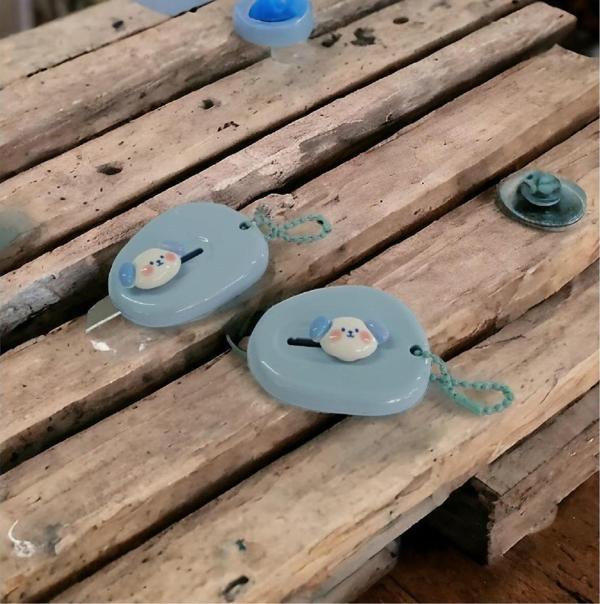 SRTfootcare (1 Adet MAVİ ) Sevimli Emojili Mini Maket Bıçağı - Image 1
