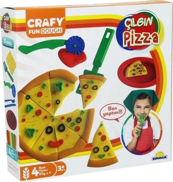 Nessiworld Fun Dough Çılgın Pizza Oyun Hamuru Seti 200 gr - Image 1