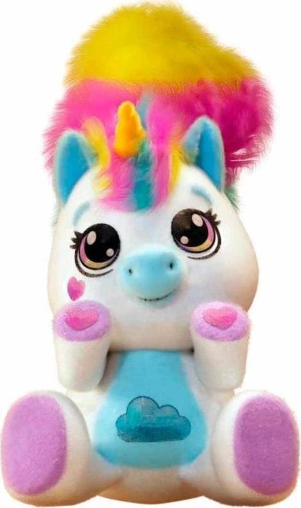 Lily Sesli ve Işıklı Unicorn Peluş - Image 1