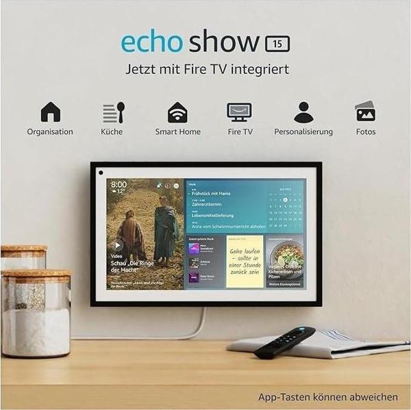 Amazon Echo Show 15+Fire Tv ve Kumanda Alexa 15.6’’ Akıllı Ekran - Image 1