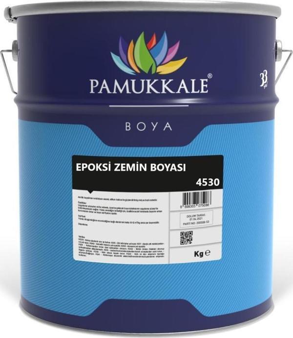 Pamukkale 4530 Solventli Epoksi Zemin Boyası 21 Kg Makine Gri Ral 7011 - Image 1