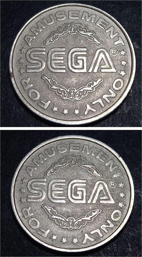 Escoines Koleksiyon 3996368016c36eb4c2 Sega Oyun Jetonu only for amusement eski jeton - Image 1